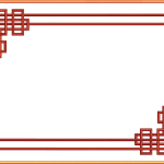 Frame 95f rectangular double corner
